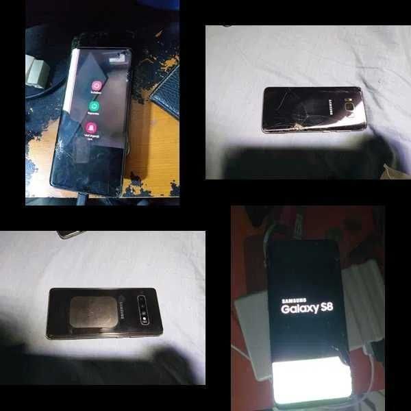 Lot telefoane, Samsung Galaxy S10+, S8, S7, + Casca Wireless Model V8