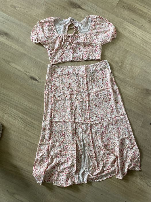 Комплект пола и блуза с къс ръкав Cropp