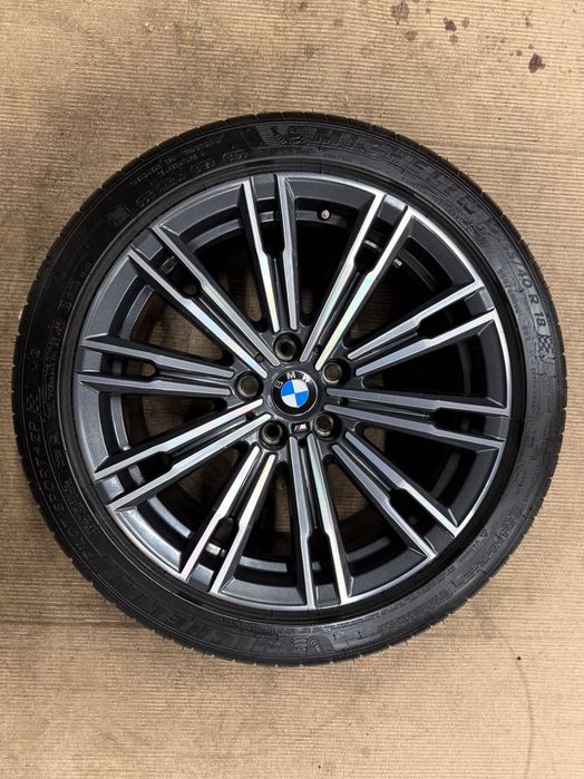 Jante Originale BMW Seria 3, 4 (G20, G22) R18 M790 Anvelope Vară Michelin