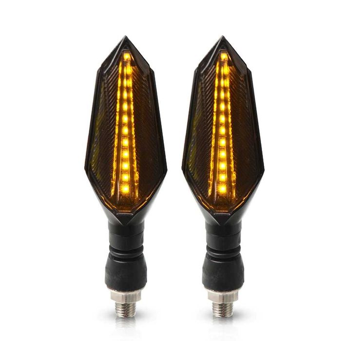 Set 2 semnalizatoare secventiale LED pentru scuter, bicicleta electrica, motociclete, streetbike