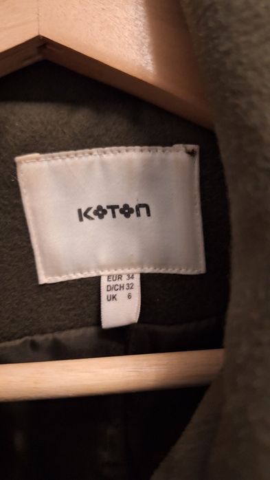 Palton Koton , culoarea  kaki