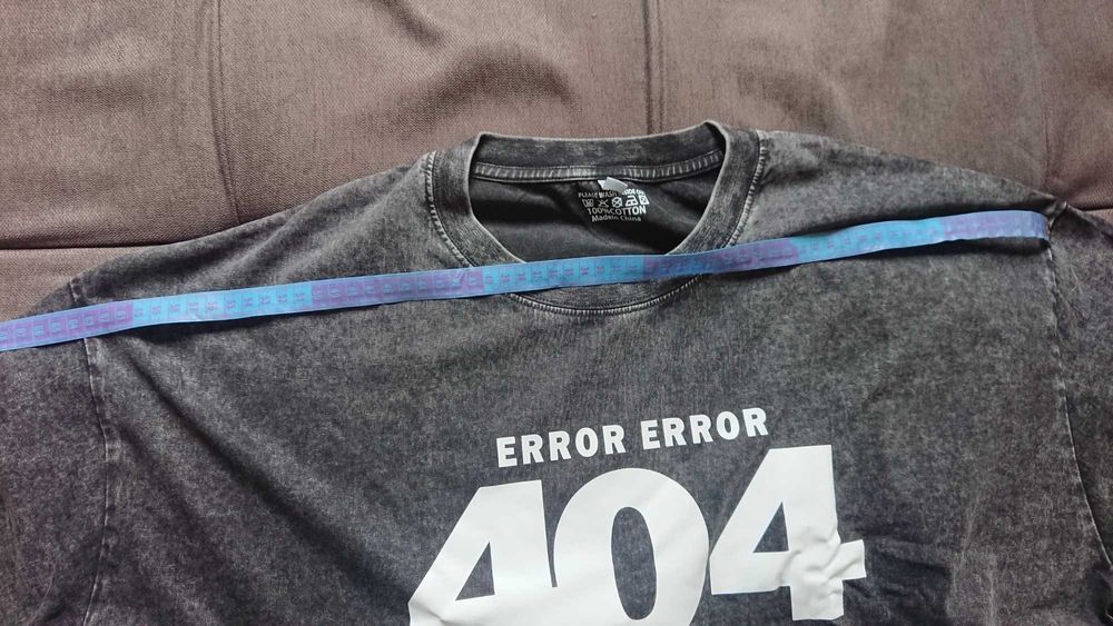 Памучна тениска с къс ръкав