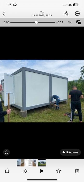 Vand containere modulare birouri santiere magazie casa garaj