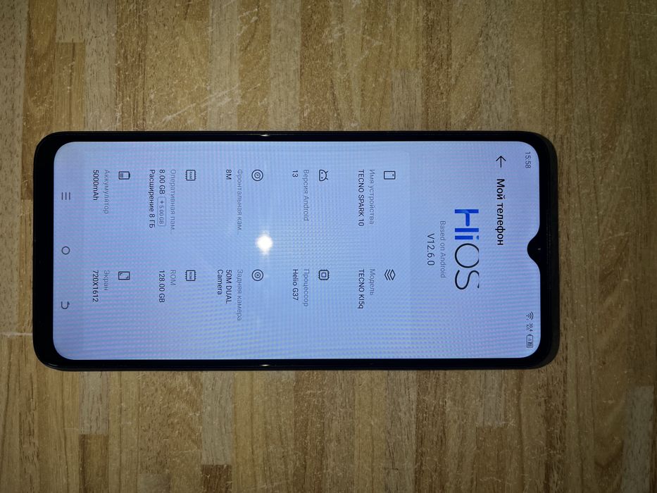 TECNO SPARK 10 128GB в хорошем состояни