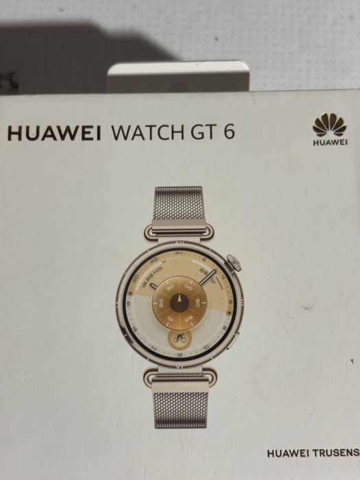 Чисто нов Huawei Watch GT 6 (41mm) Milanese Gold / Запечатан с кутия
