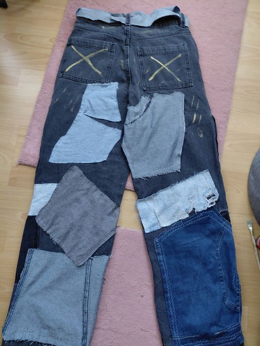 Blugi patchwork admade