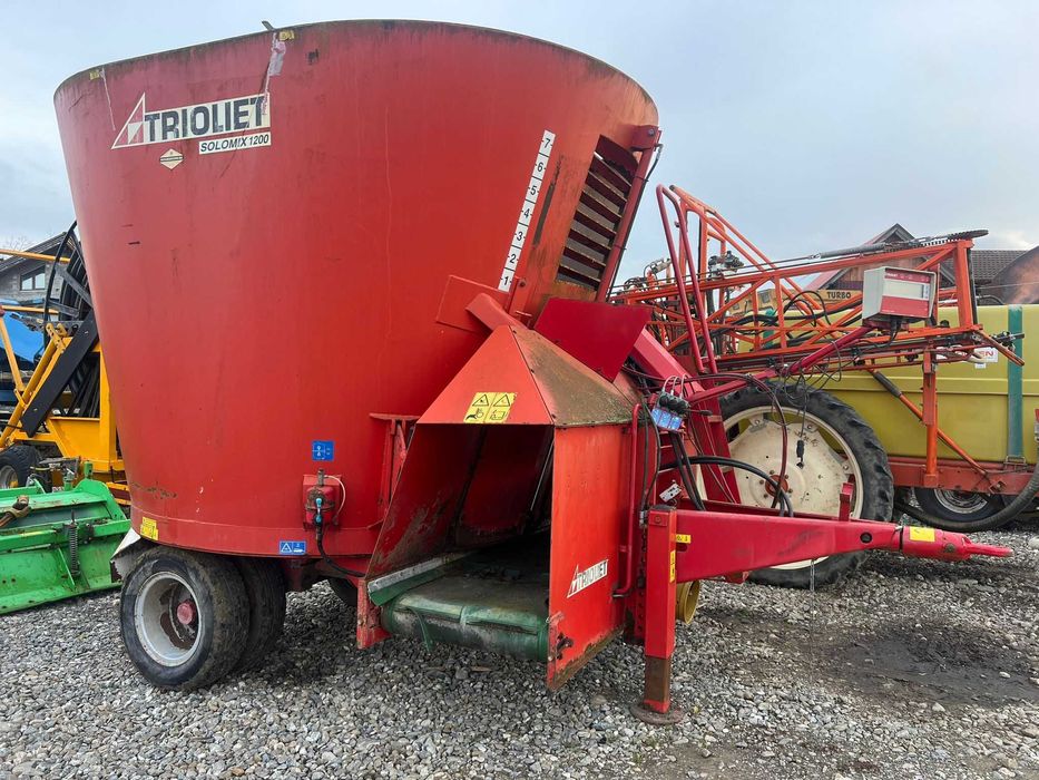 Remorca tehnologica Trioliet Solomix - 12 m3 + Video