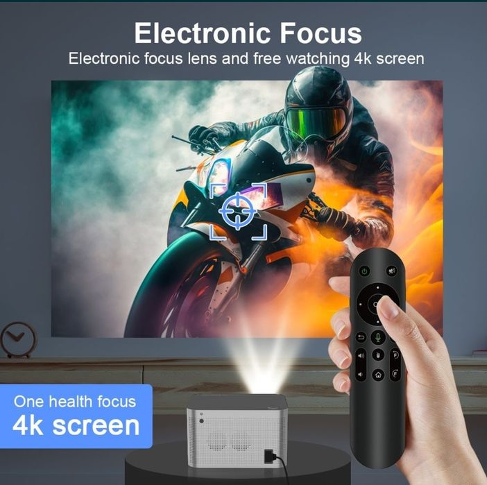 Videoproiector LED 4K,Android 11,Wi-Fi 6,32G, 580 ansi Nou