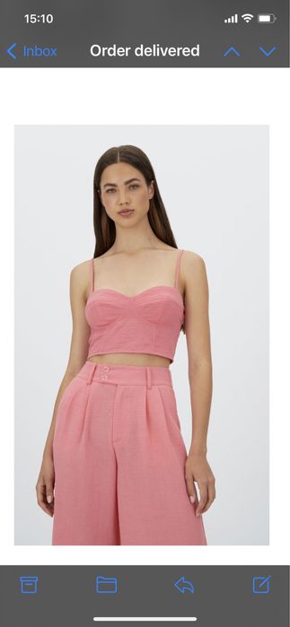 Розов топ M размер