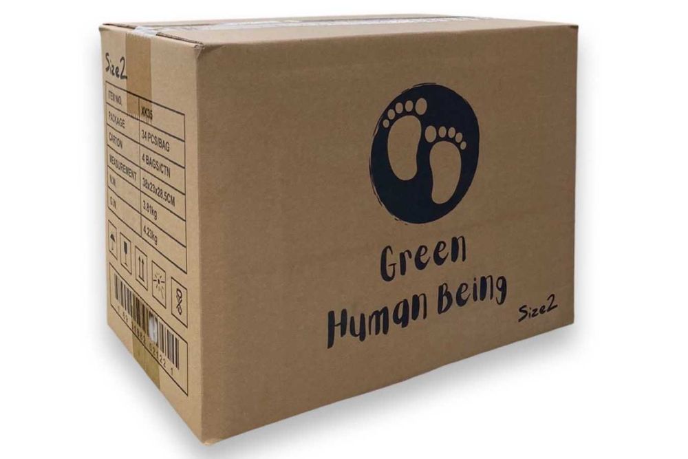 Биоразградими бамбукови пелени Green Human Being