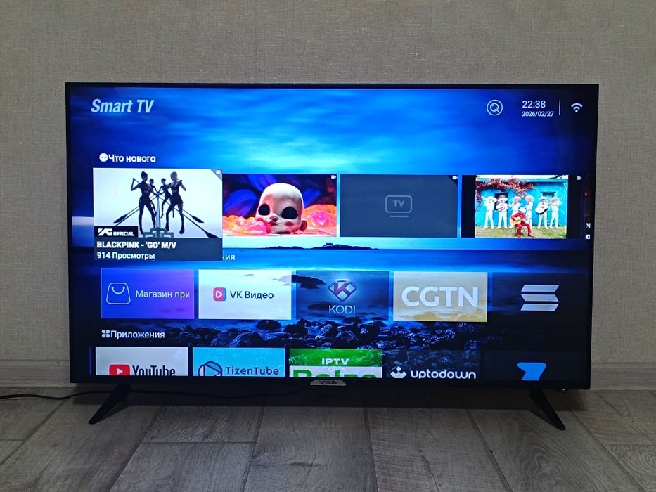 Телевизор смарт, 110 см