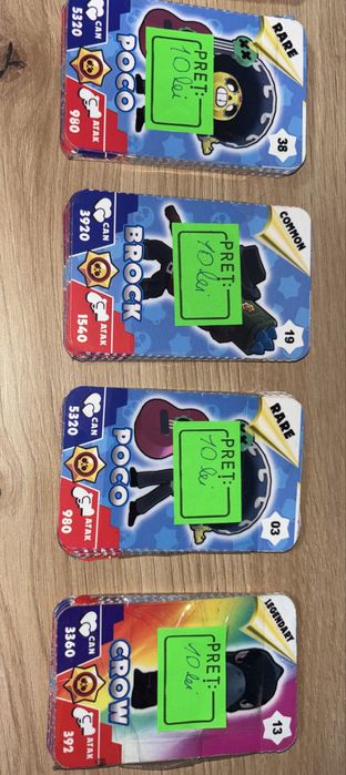 Cărti pentru copii colectonari cu figurine din BRAWL STARS