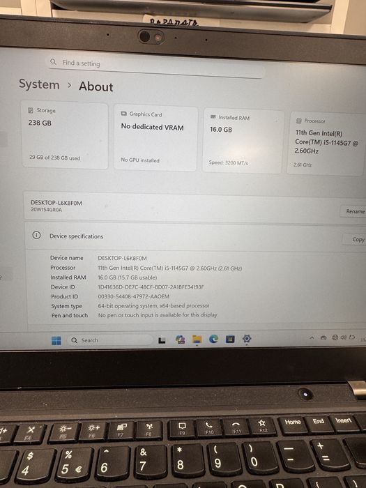 Lenovo ThinkPad T14 G2 ID-XXL8648