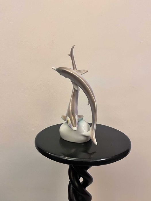 Bibelou statueta portelan HOLLOHAZA de dimensiuni mari bibelouri