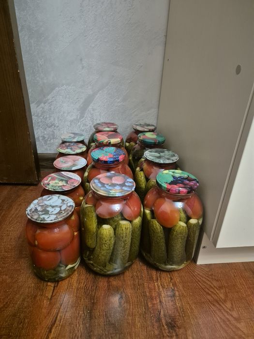Домашние огурцы.