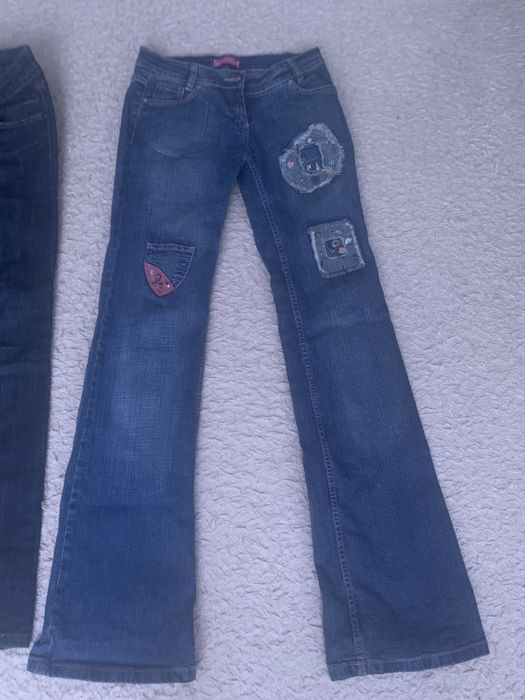 Джинсы клеши-скини