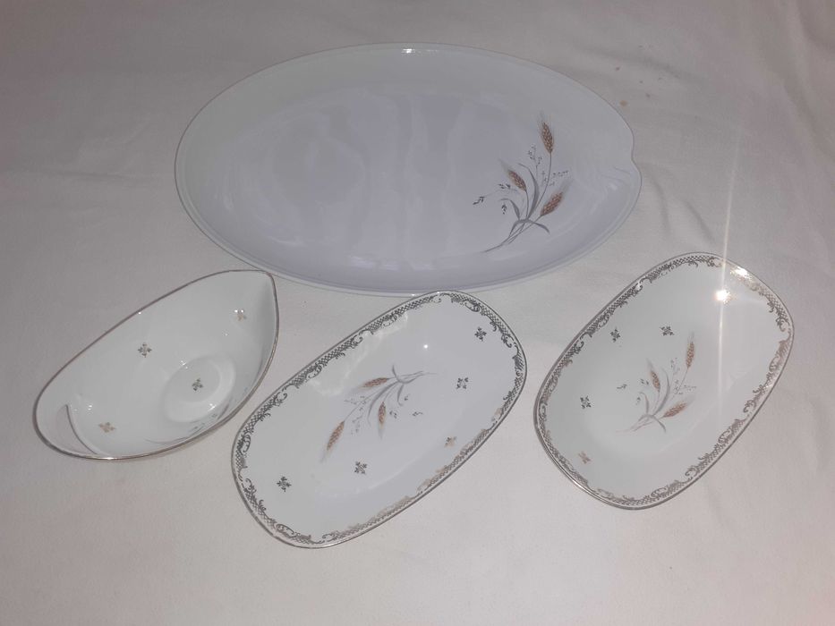 set serviciu de masa portelan Limoges 6 persoane 44 piese