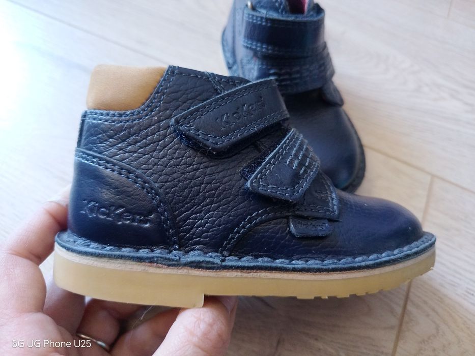 Нови детски кожени обувки Kiskers