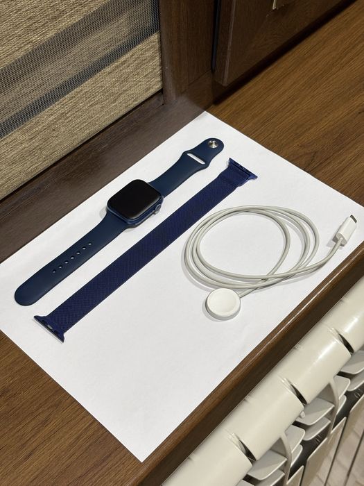 Apple Watch Series 7 45 мм Blue GPS — оригинал