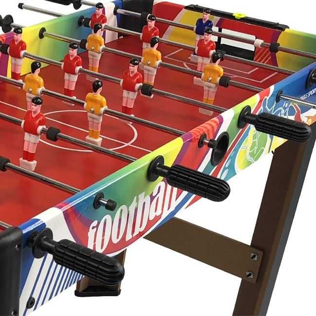 Футболна джага, 8 реда играчи, 98х42х63 см, Метал и дърво