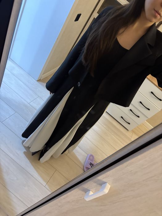 Длинное платье с пиджаком