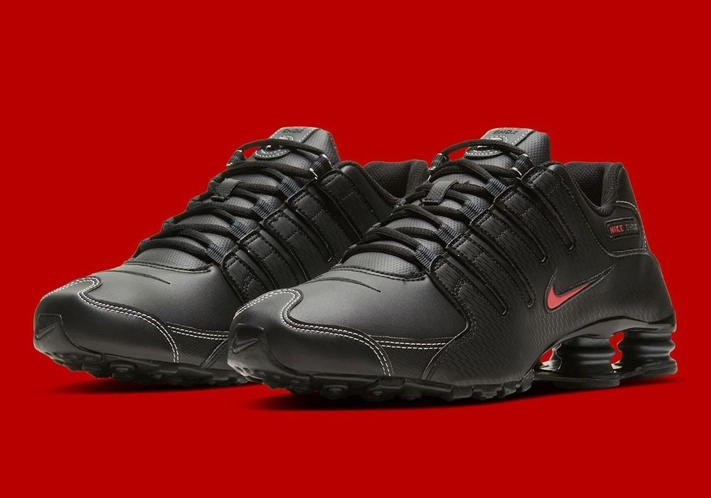 Nike Shox NZ 'Black Varsity Red' Men's