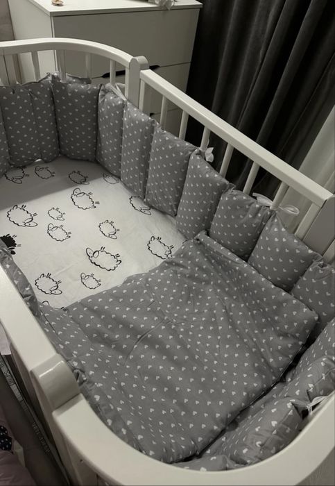 Бортики для детской кроватки