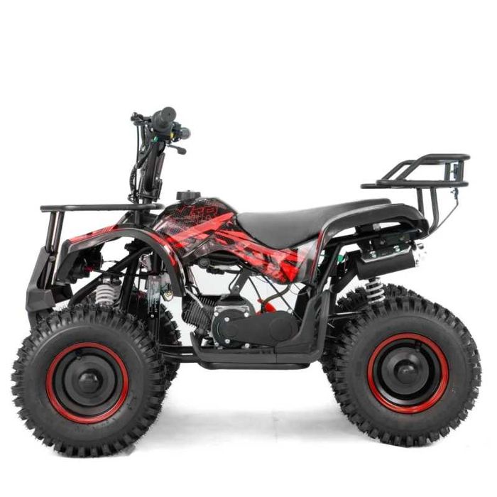 Mini atv XTR M7, roti 6 inch, 50cc, 2 timpi, pornire la buton, culoare rosu sau albastru