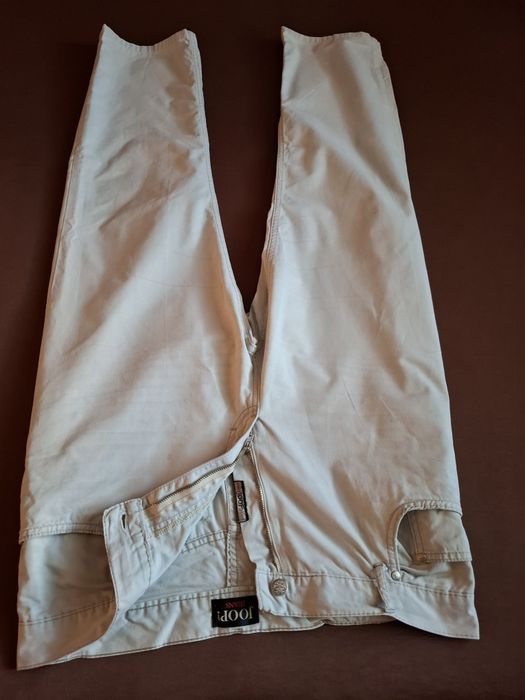 Мъжки дънки  панталон бежов