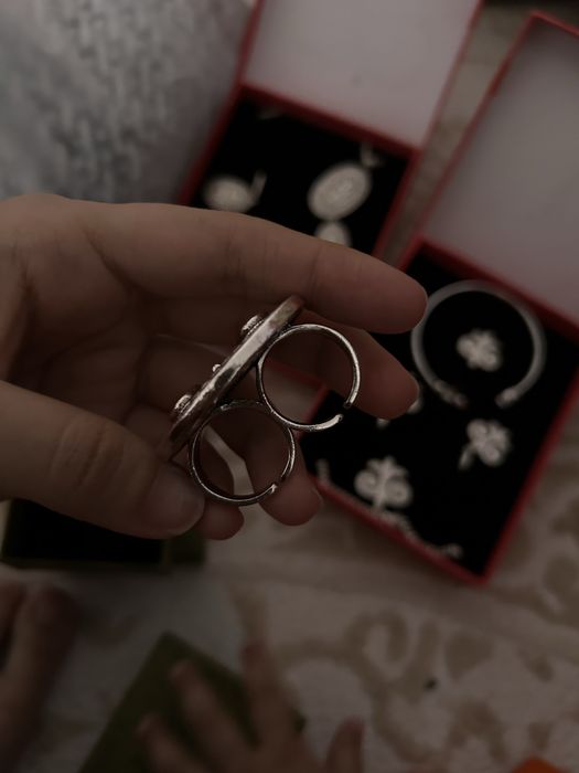 Кольцо нациянальное и Құдағи сақина