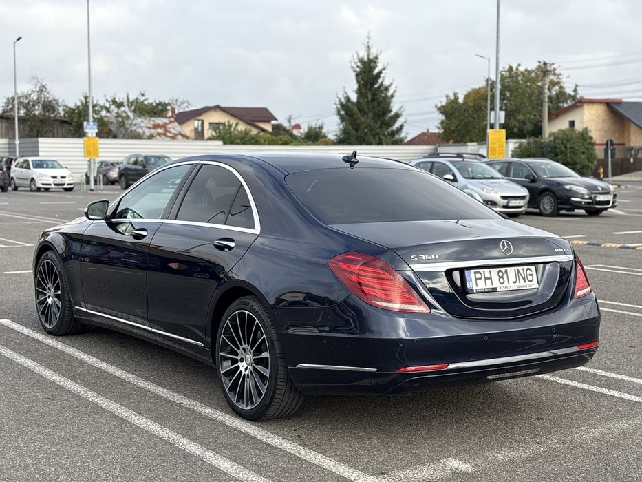 Mercedes S350 S-class ILS 2015 4MATIC piele crem, inmatriculat
