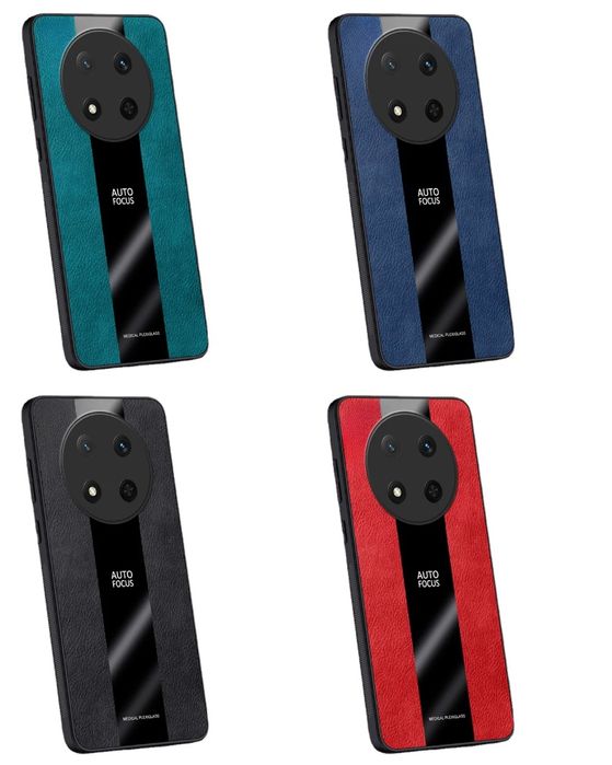 Honor Magic 7 Lite / PORSCHE Кожен кейс гръб с магнитен пръстен