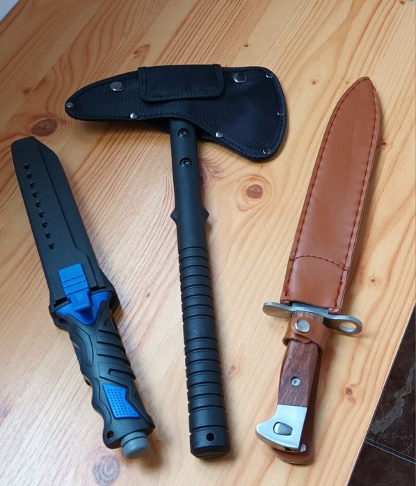 Set 2 Cutite Macelarie + Topor