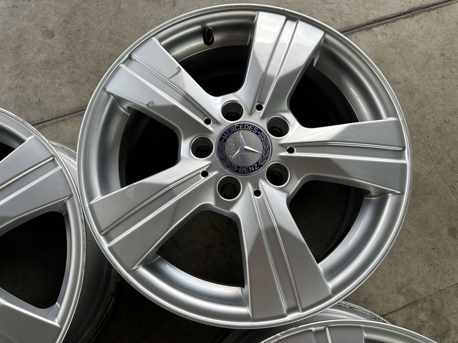 4бр. ОТЛИЧНИ 16” ОРИГИНАЛНИ Джанти 5x112 за *MERCEDES-BENZ* 6Jx16H2, ET46
