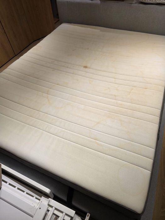 Saltea fermitate medie 160x200, 24 cm, arcuri pocket — stare bună