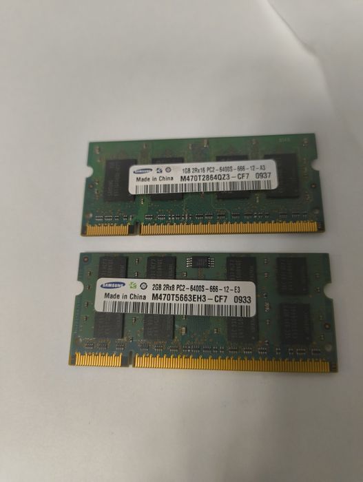 ОЗУ so-dimm ddr 2, 3 gb
