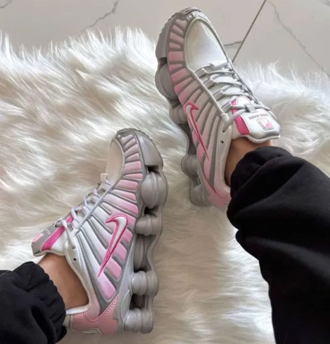 НОВИ! Nike Shox TL | Pink/White | + КУТИЯ