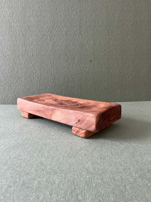 Platou lemn masiv de fag stil BOHO