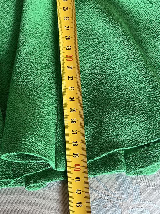 Sandro Paris, fustă mini, verde, 100% viscoză