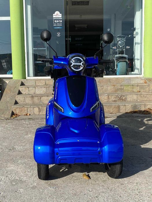 Електрическа четириколка FM4-LUX 1500W-BLUE с 2 години гаранция