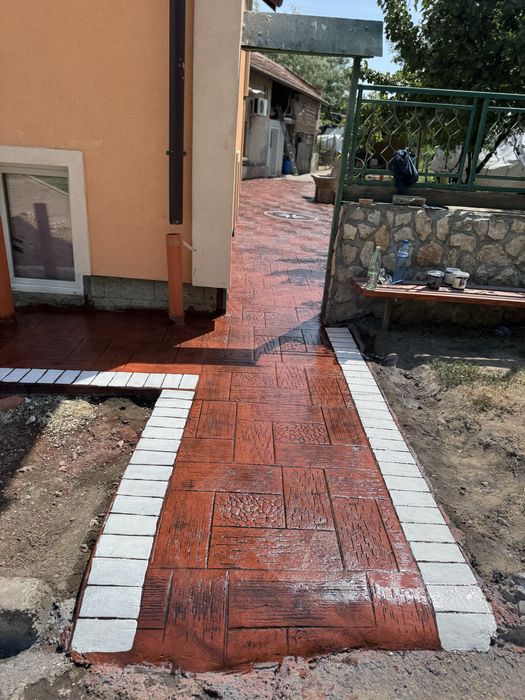 Изливане на Щампаван Бетон , Шлайфан и ресан бетон цяла България