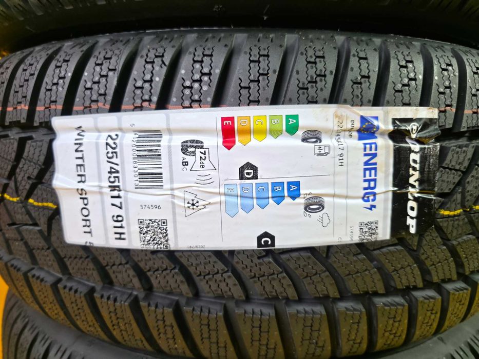 Roti Jante Anvelope IARNA 225/45/17 5x112 OEM AUDI A3 - NOI DOT 2025