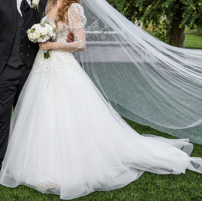 Vand rochie mireasa marimea xs-s