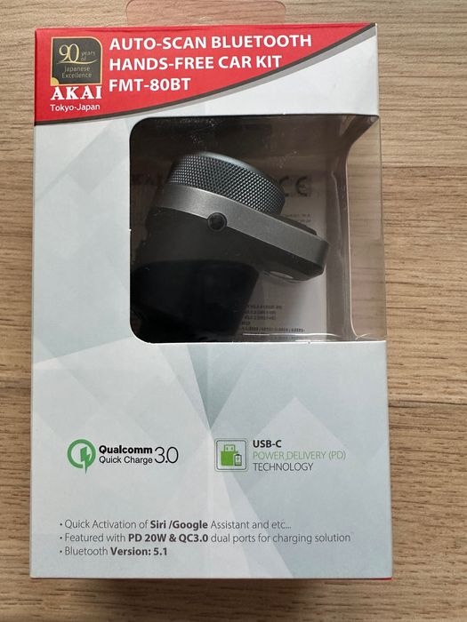 FM трансмитер AKAI FMT-80BT USB