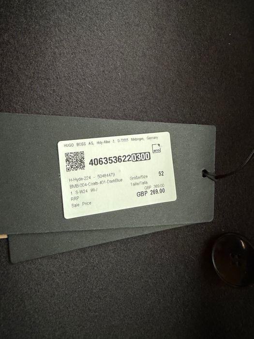 Мъжко палто BOSS