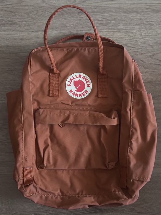 Оригинална раница Fjällräven Kånken Laptop 15" – Теракота / Отлично състояние