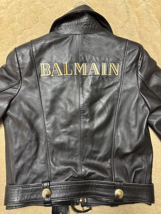 Geaca de piele Balmain