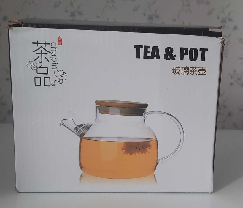 Продам новый стеклянный чайник