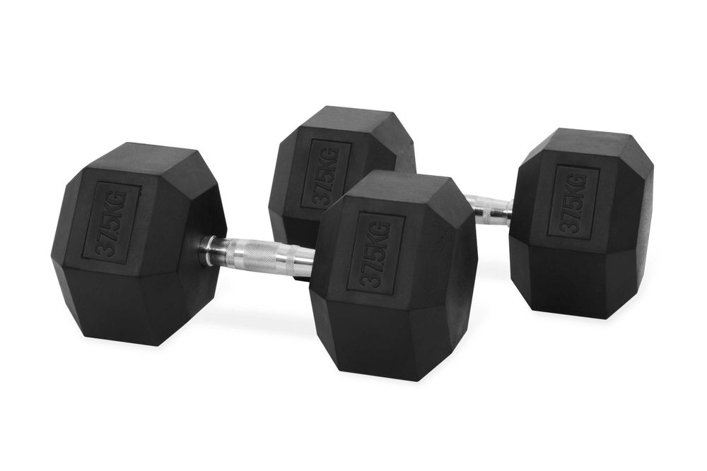 Дъмбели Хекс Pro , Фиксирани Гири HEX 2 × 37.5 кг, Dumbbells