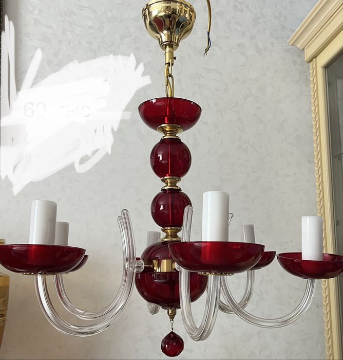 Люстры хрустальные. Чехия в отличном состояниии